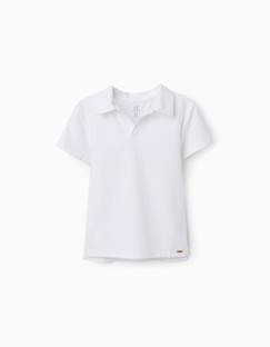 Garçon-T-shirt, polo, sous-pull-Polo en coton à jacquard