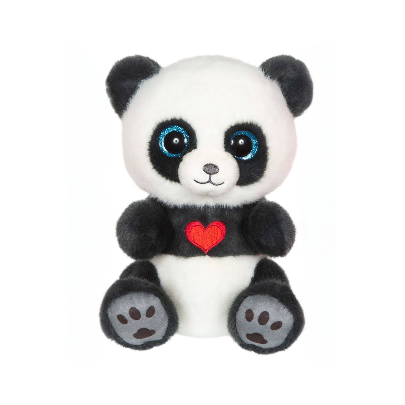 Peluche Panda Douce À Câliner Pour Enfant - 23cm Gris