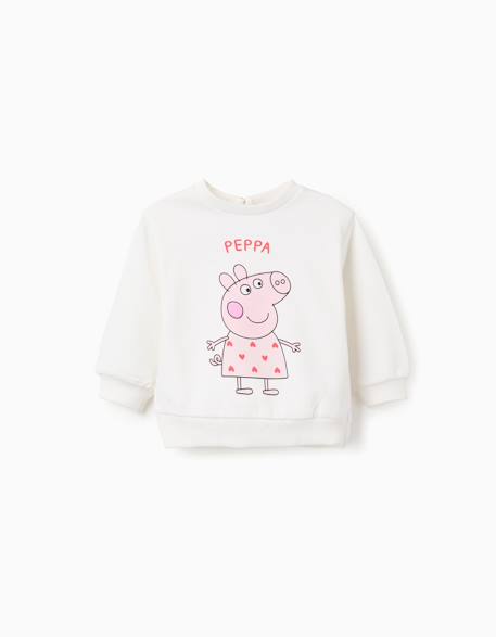 Bébé-Sweat en coton peigné à imprimé peppa pig