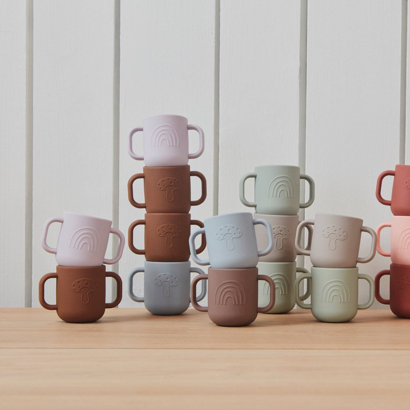 Pack De 2 Tasses Rose (Oyoy Mini) - Image 1