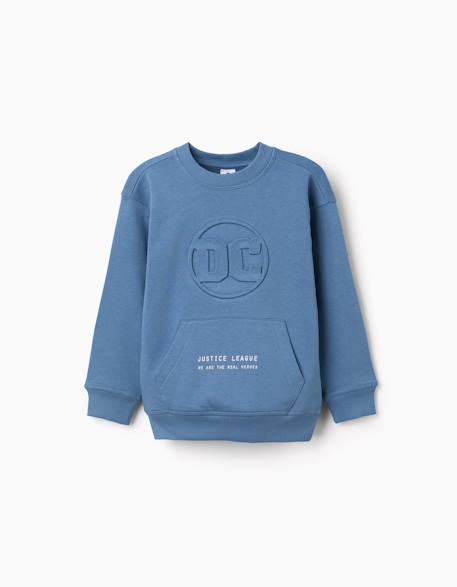 Garçon-Sweat en coton peigné avec imprimés justice league
