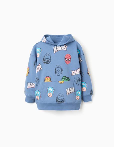 Sweat à capuche avec motif super-héros marvel  - vertbaudet enfant