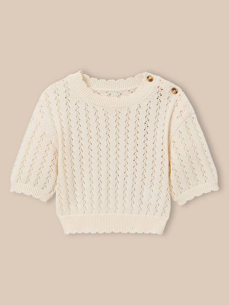 Pull en crochet  - collection junior  - vertbaudet enfant