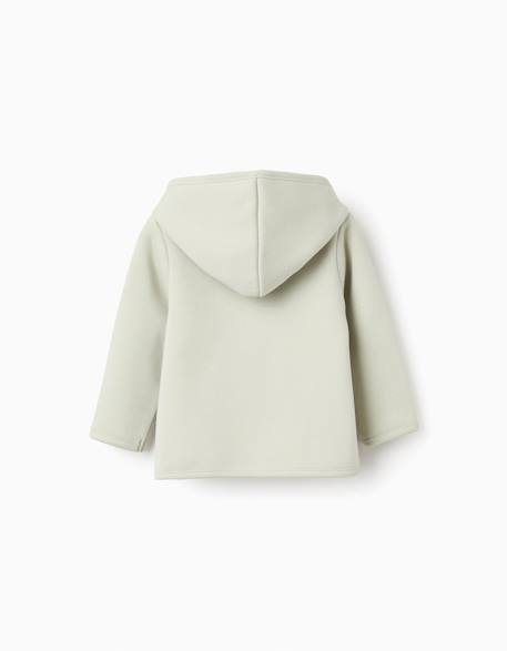 Veste à capuche avec doublure en peluche Vert clair 3 - vertbaudet enfant 