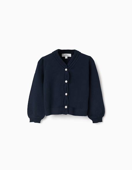 Bébé-Cardigan en maille avec détails tressés