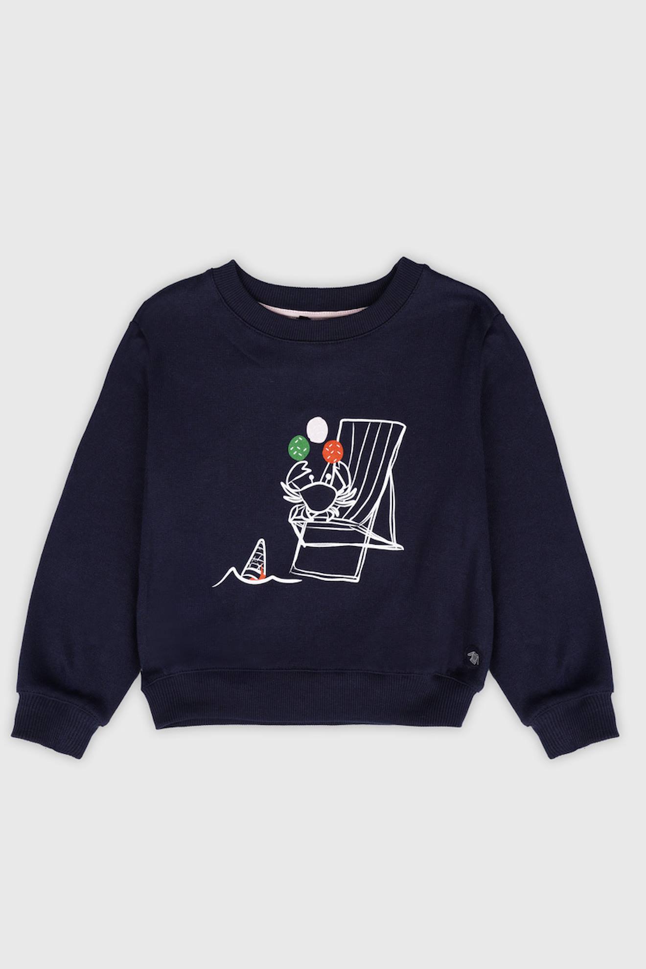 Sweat En Coton Rustique Enfant Marine Deep 45 €