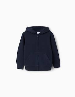 Sweat zippé avec capuche et poches  - vertbaudet enfant