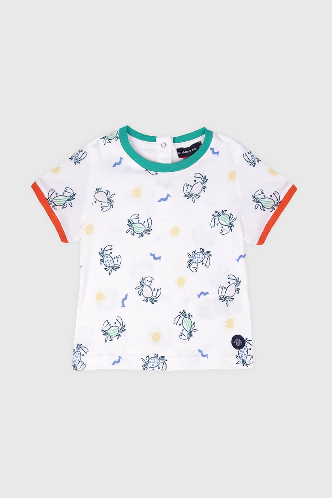 T-shirt En Coton Bb Imprim Crabes 19 €