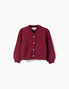 Cardigan en maille avec détails tressés  - vertbaudet enfant