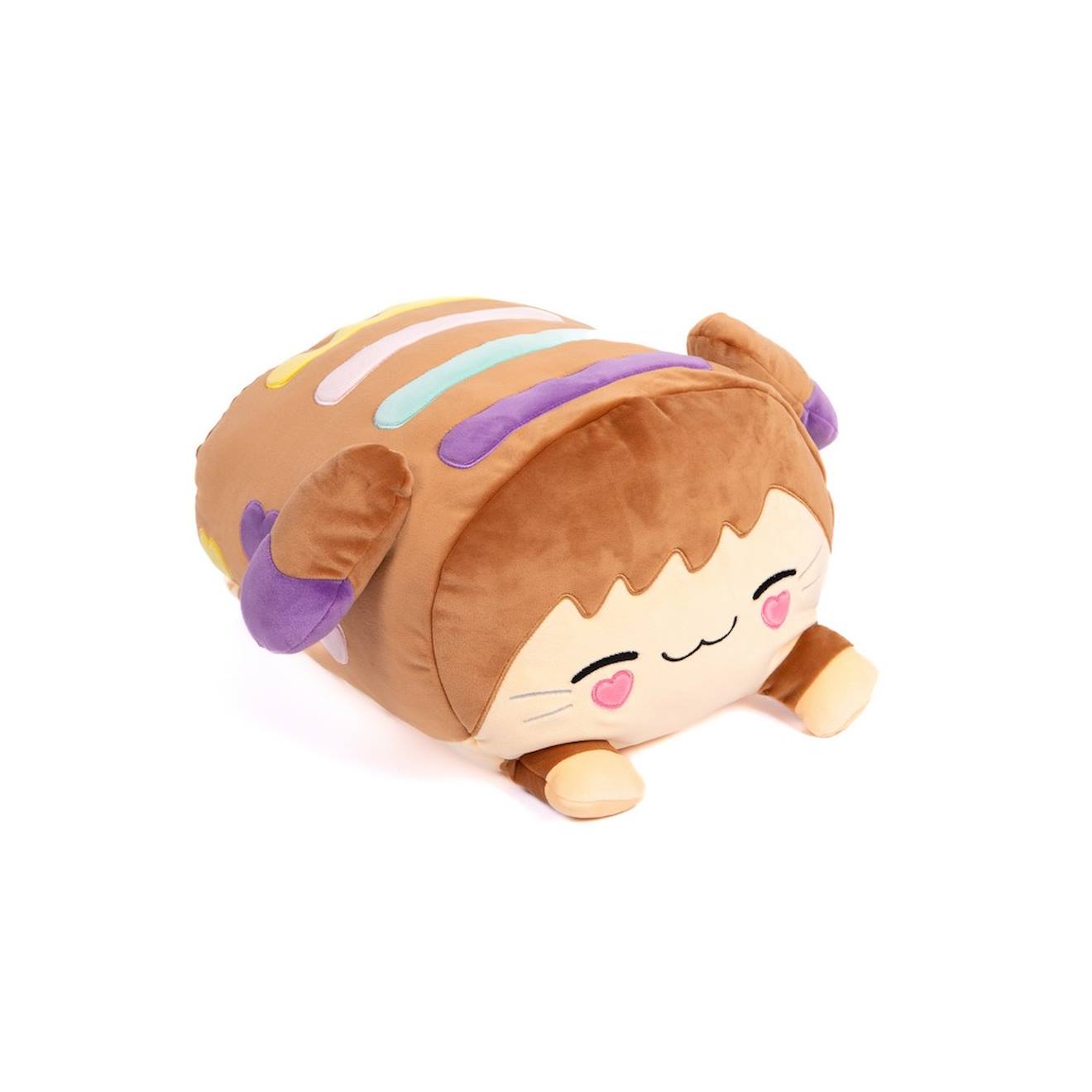 Peluche Cushablez - Coussin Waffles Marron Peluche Cushablez - Coussin Waffles Marron