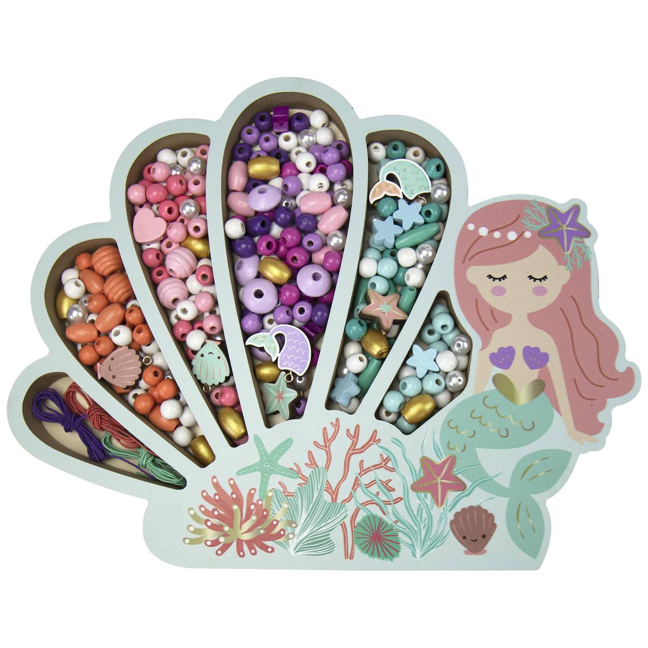 Coffret Créatif De Bijoux Enfant Avec Perles Multicolore
