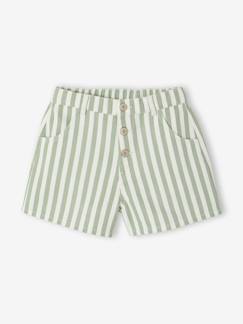 Short twill fille   - vertbaudet enfant