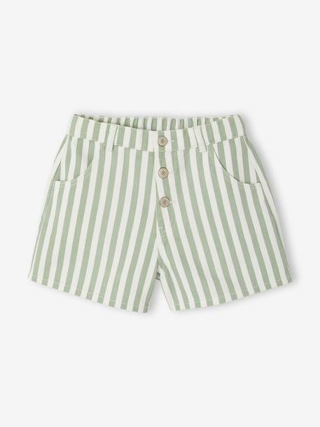 Short twill fille   - vertbaudet enfant