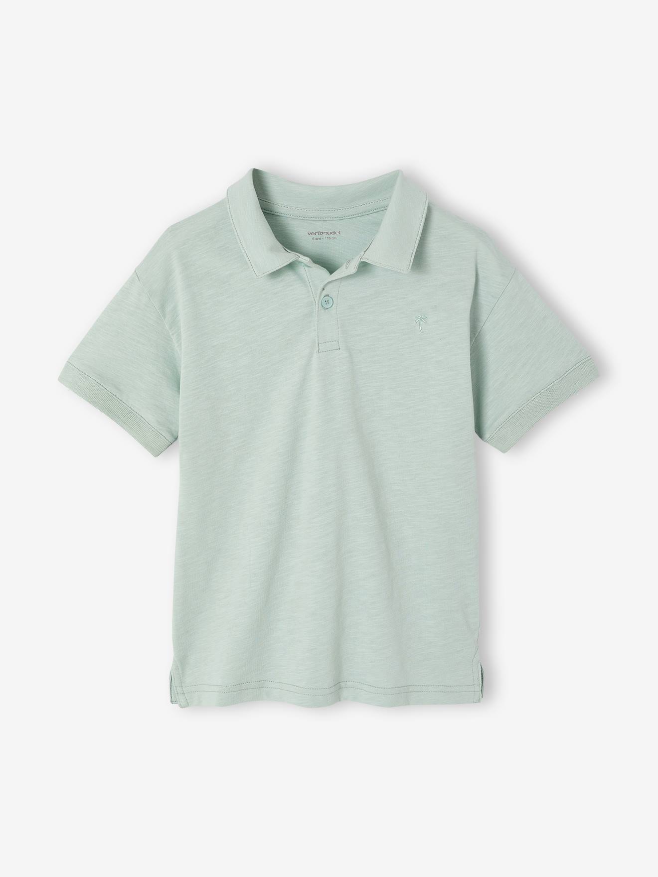 Polo manches courtes garçon menthe