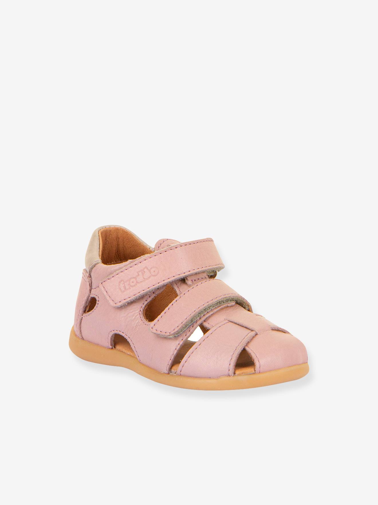 Sandales DANAE bébé Froddo rose poudré