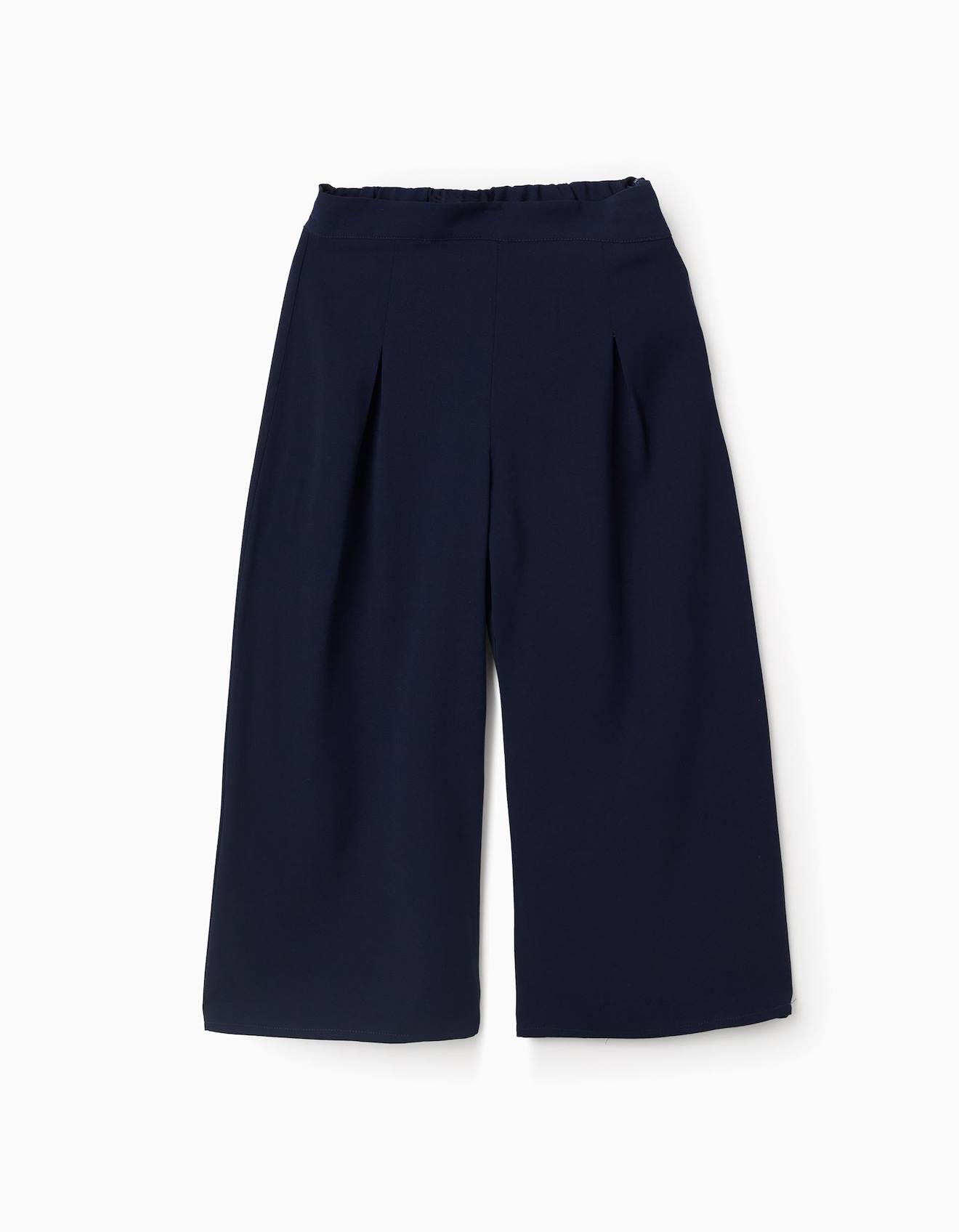 Pantalon Jambe Large Avec Plis Lavant Bleu 17 €