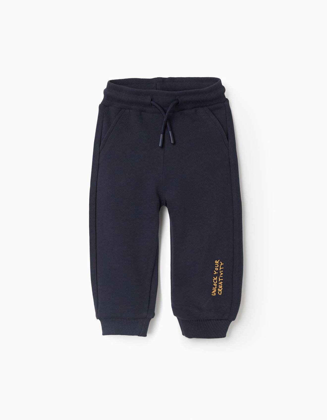 Pantalon De Jogging En Coton Imprim Creativity Bleu Fonc 13 €