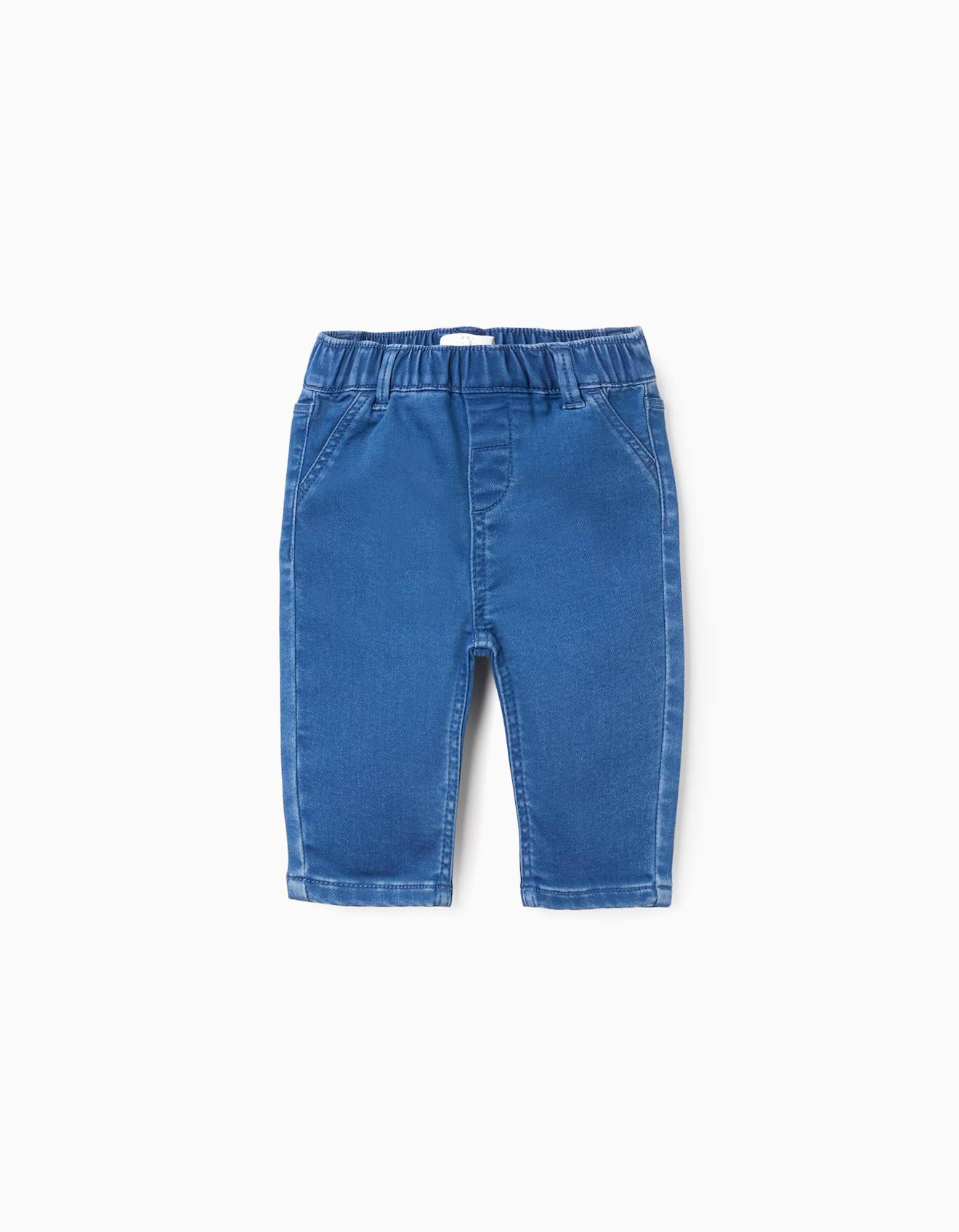 Pantalon En Jean Taille lastique Bleu 17$