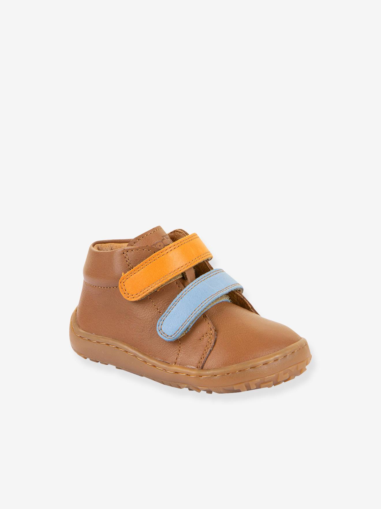 Chaussures premiers pas barefoot bébé Froddo caramel