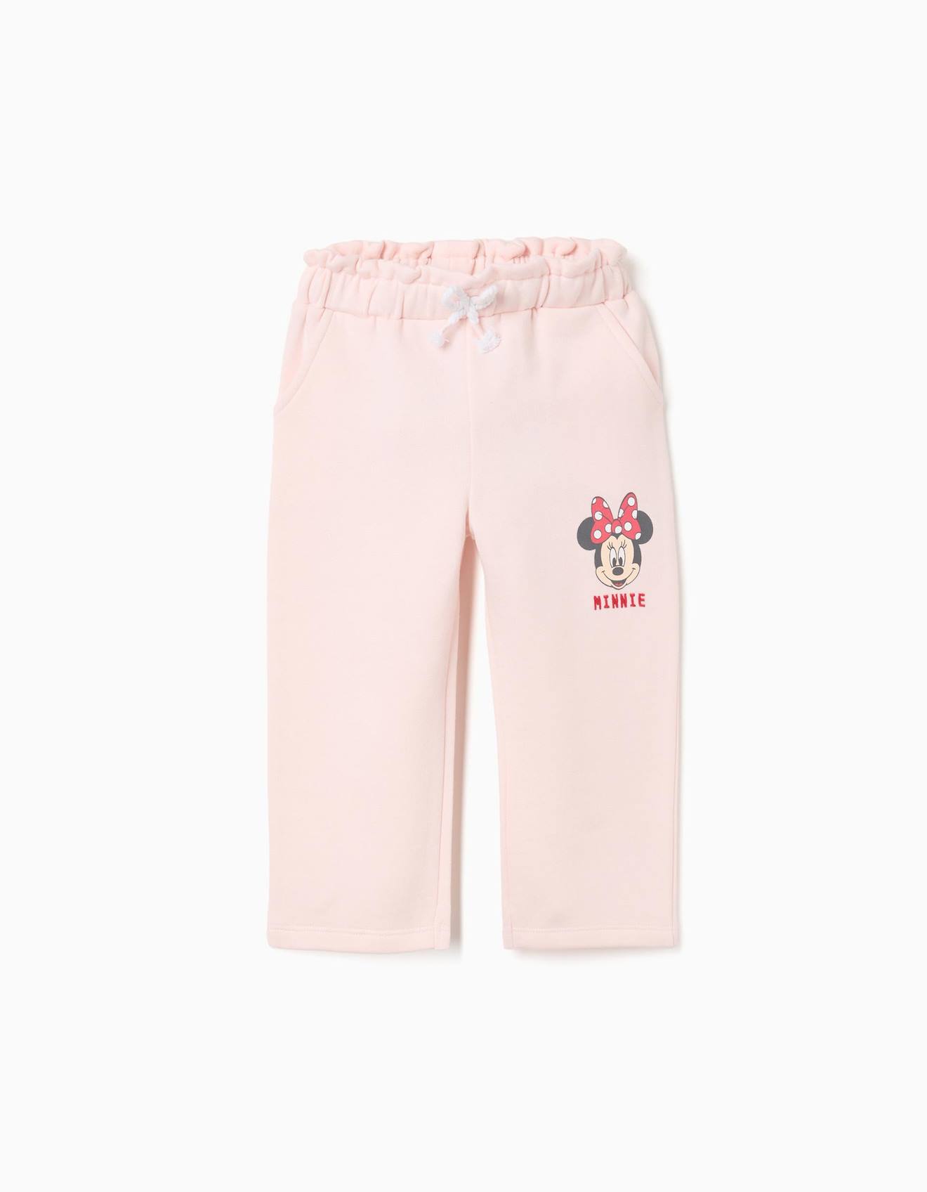 Pantalon De Jogging En Coton Peign Imprim Minnie Rose Clair 13 €