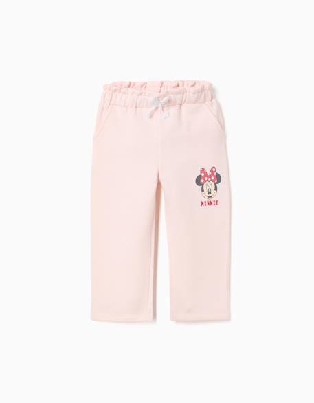 Bébé-Pantalon de jogging en coton peigné à imprimé minnie