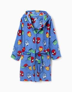 -Robe de chambre en polaire corail à motif des avengers