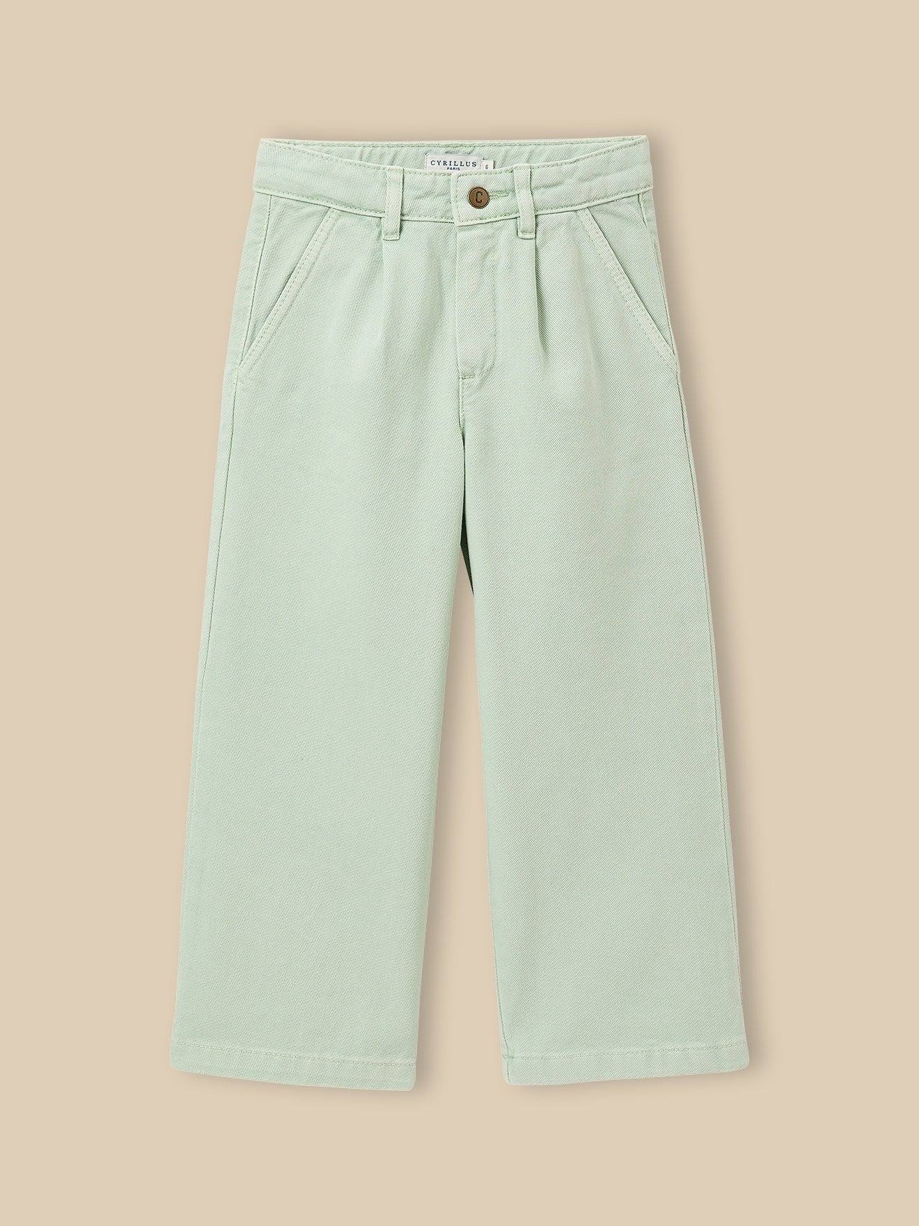 Pantalon Large En Denim Couleur - Collection Junior Amande 26 €