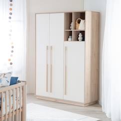 Armoire 3 portes 4 niches elva  - vertbaudet enfant