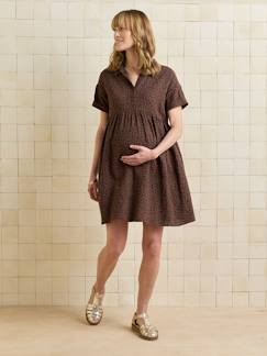Vêtements de grossesse-Allaitement-Robe chemise grossesse
