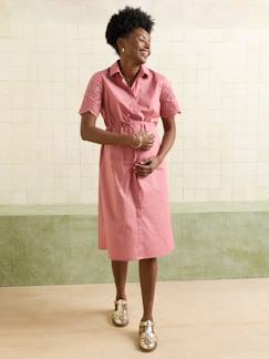 Vêtements de grossesse-Robe chemise allaitement