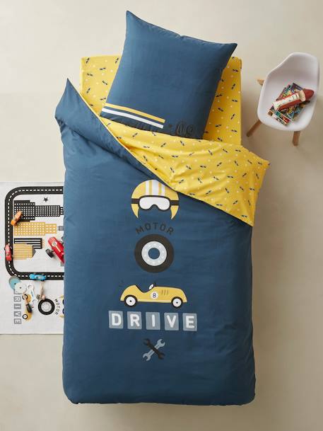 Parure Housse De Couette Taie D Oreiller Enfant As Du Volant Oeko Tex Bleu Vertbaudet Parure Housse De Couette Taie D Oreiller Enfant As Du Volant Oeko Tex Bleu Vertbaudet