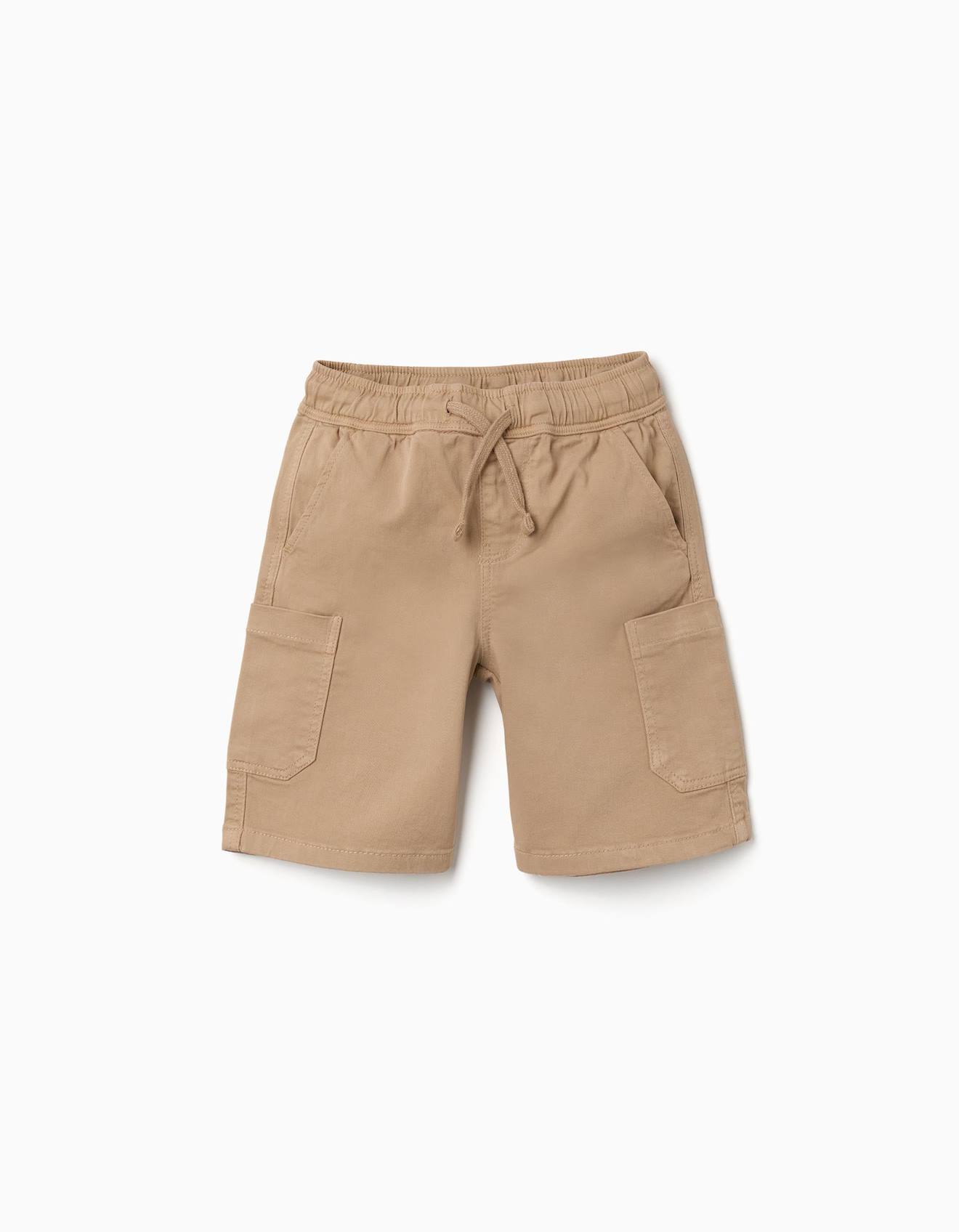 Short Cargo En Serg Avec Cordon De Serrage Beige 17 €