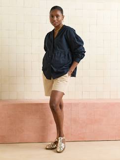 Vêtements de grossesse-Short-Short de grossesse en twill