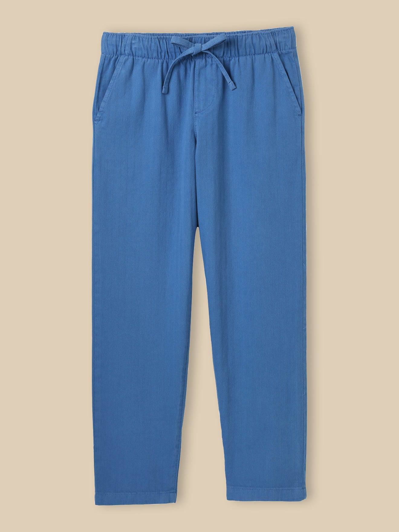 Pantalon Chevrons Garon Denim Bleu 20 €