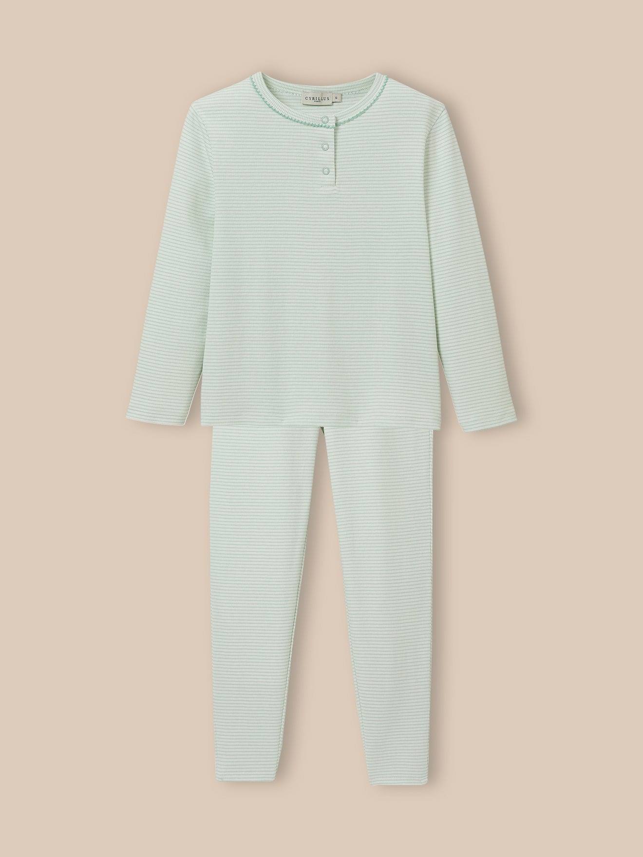 Pyjama En Ctes Fille Ray Rayure Amande 17$