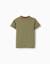 T-shirt en coton avec cactus brodé Vert foncé 2 - vertbaudet enfant 