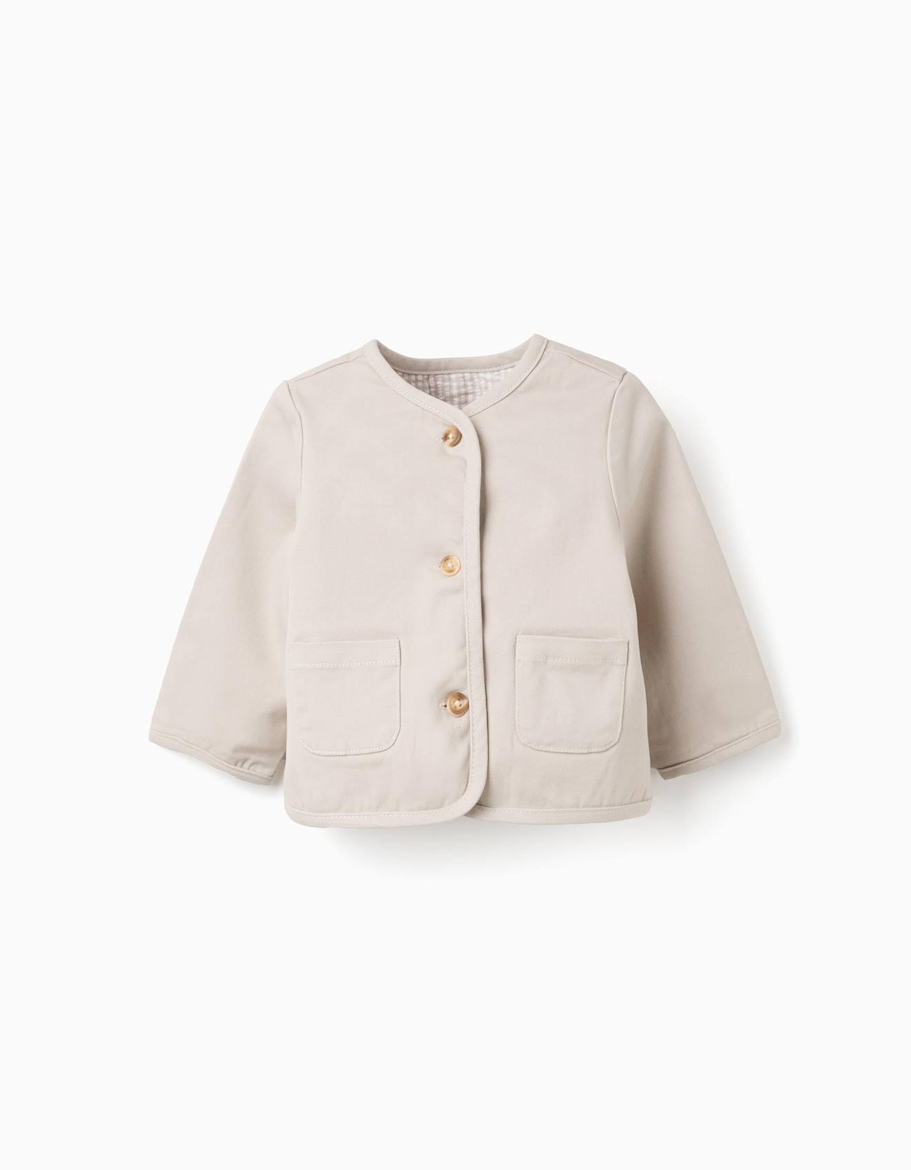 Veste Matelasse Rversible En Coton Gris Clair 22 €