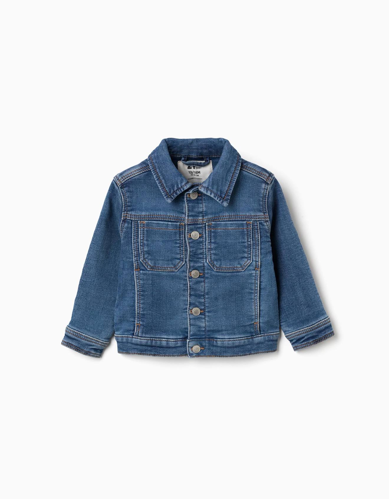 Veste En Jean Quatre Poches Bleu 17 €