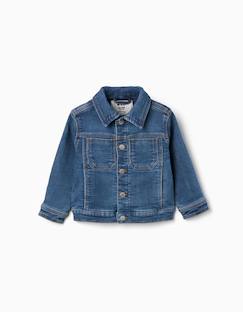 Bébé-Manteau, combipilote, nid d'ange-Manteau-Veste en jean à quatre poches