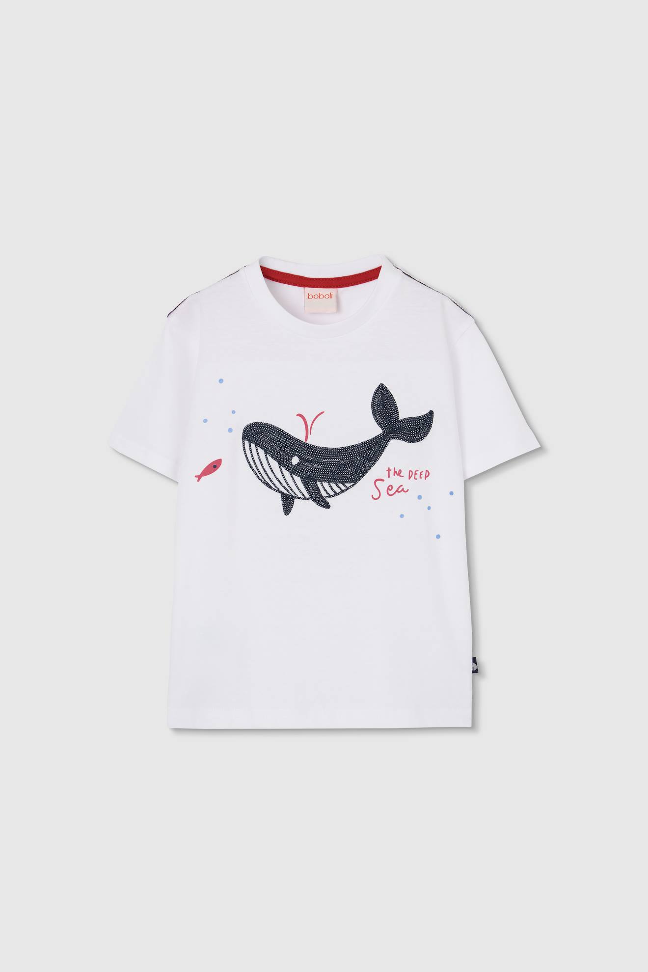 T-shirt Enfant Coton Baleine Blanc 13 €