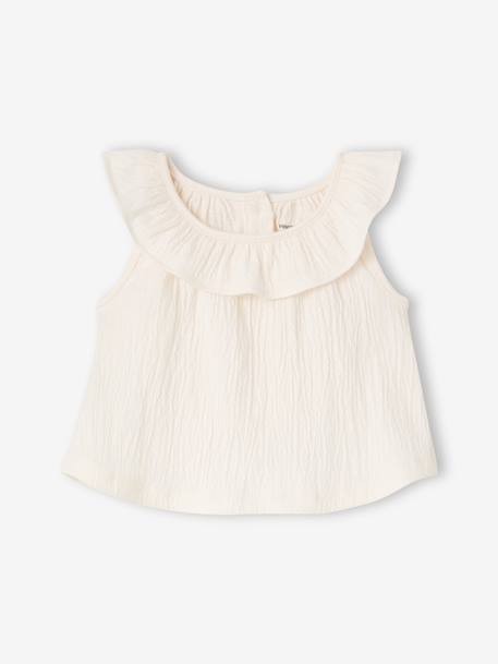 Bébé-T-shirt sans manche bébé fille