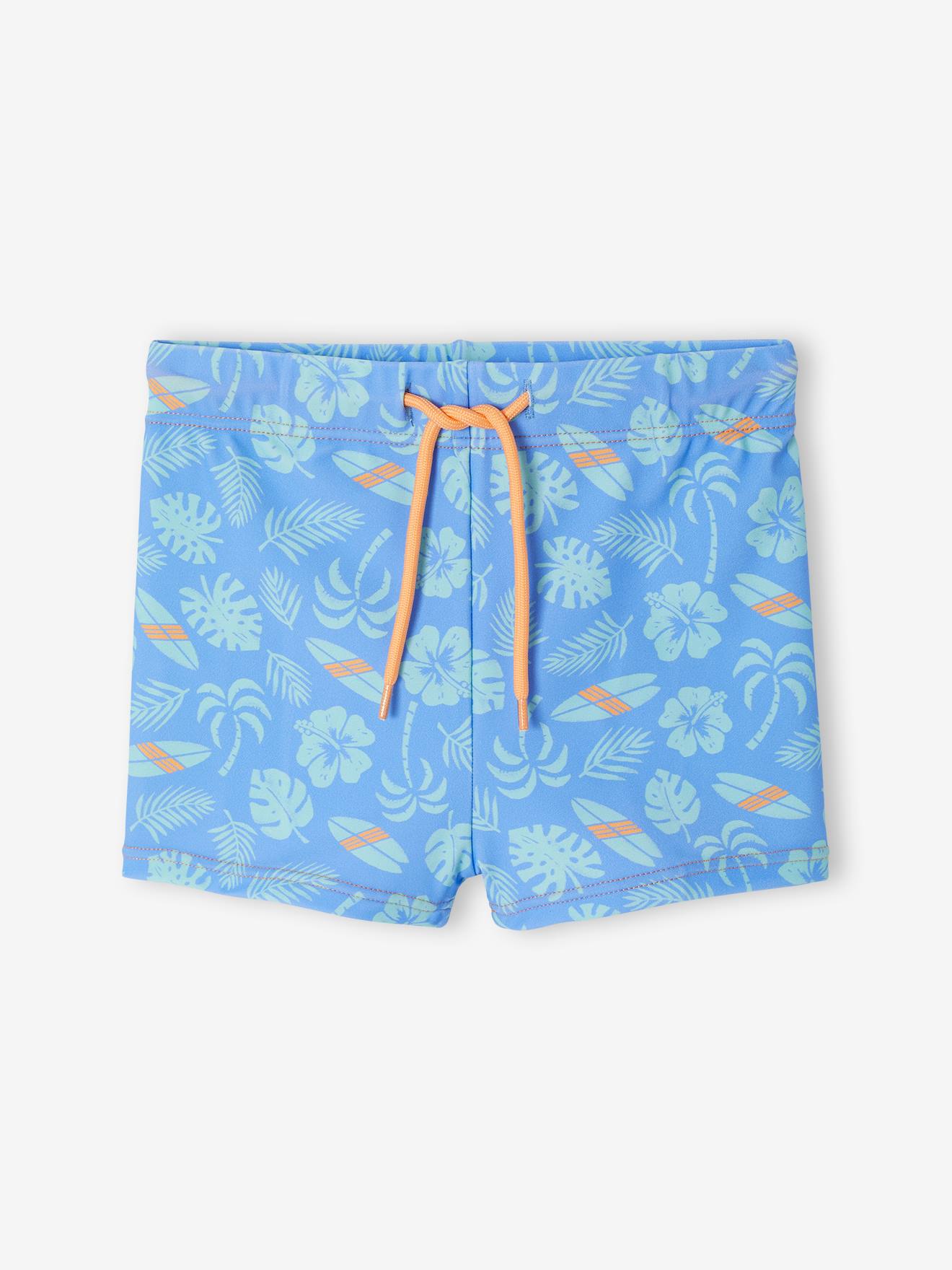 Maillot de bain garçon bleu océan
