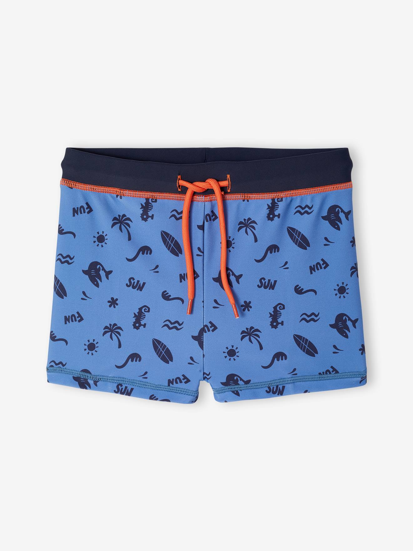 Boxer de bain garçon bleu