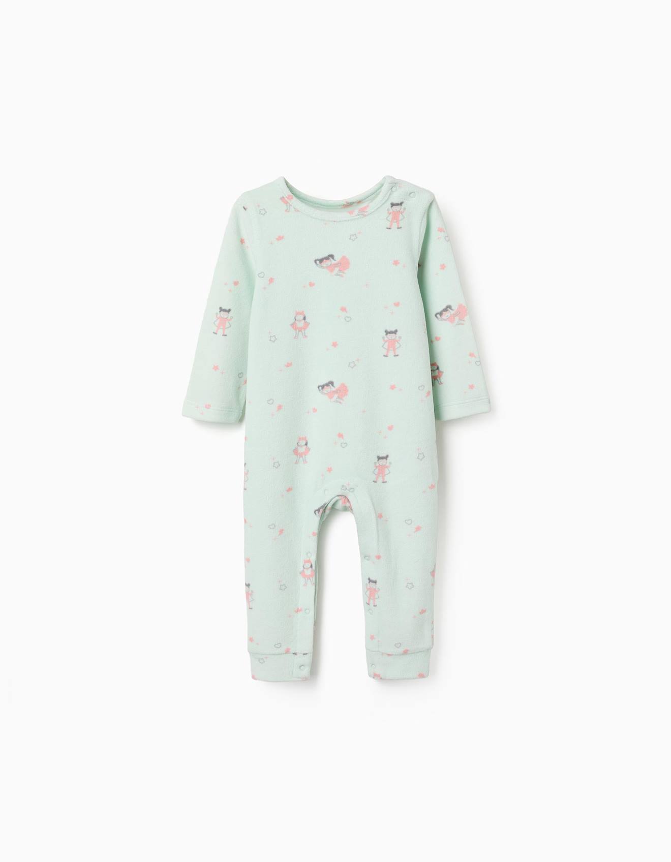 Combinaison En Velours Motif Super-hros Vert Clair 19 €