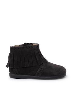Chaussures-Chaussures fille 23-38-Bottes fille franges broguing fermeture éclair