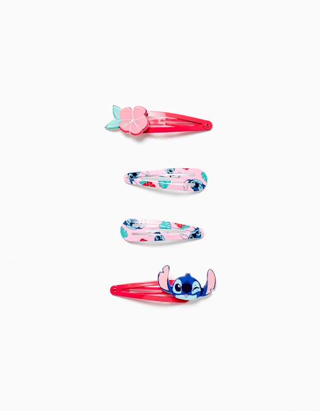 Lot de 4 pinces à cheveux stitch  - vertbaudet enfant