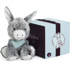 Jouet-Premier âge-Peluche régliss assise avec foulard brodé – dès la naissance