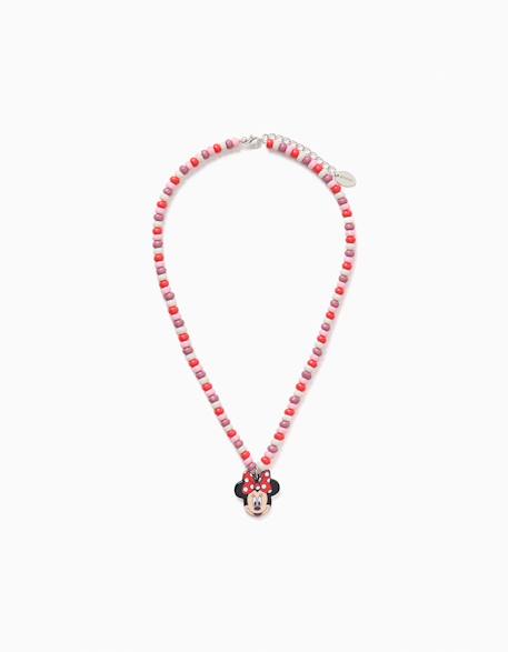 Fille-Collier avec perles et pendentif minnie