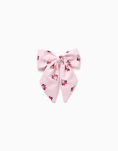 -Barrette à cheveux avec nœud et motif minnie