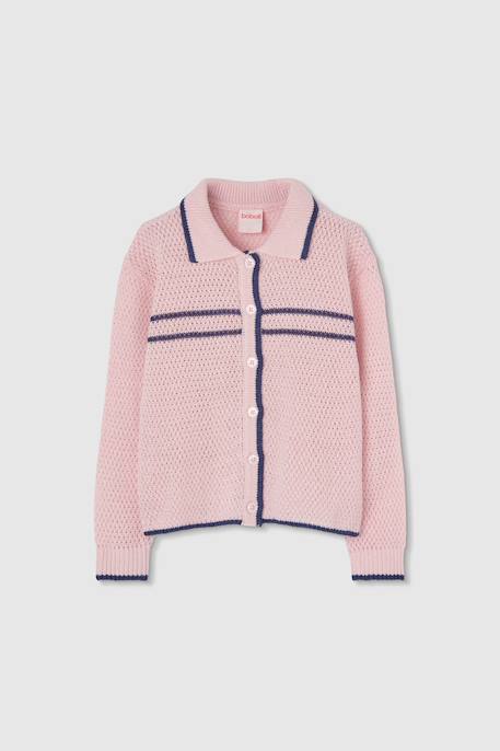 Gilet en maille pour fille  - vertbaudet enfant